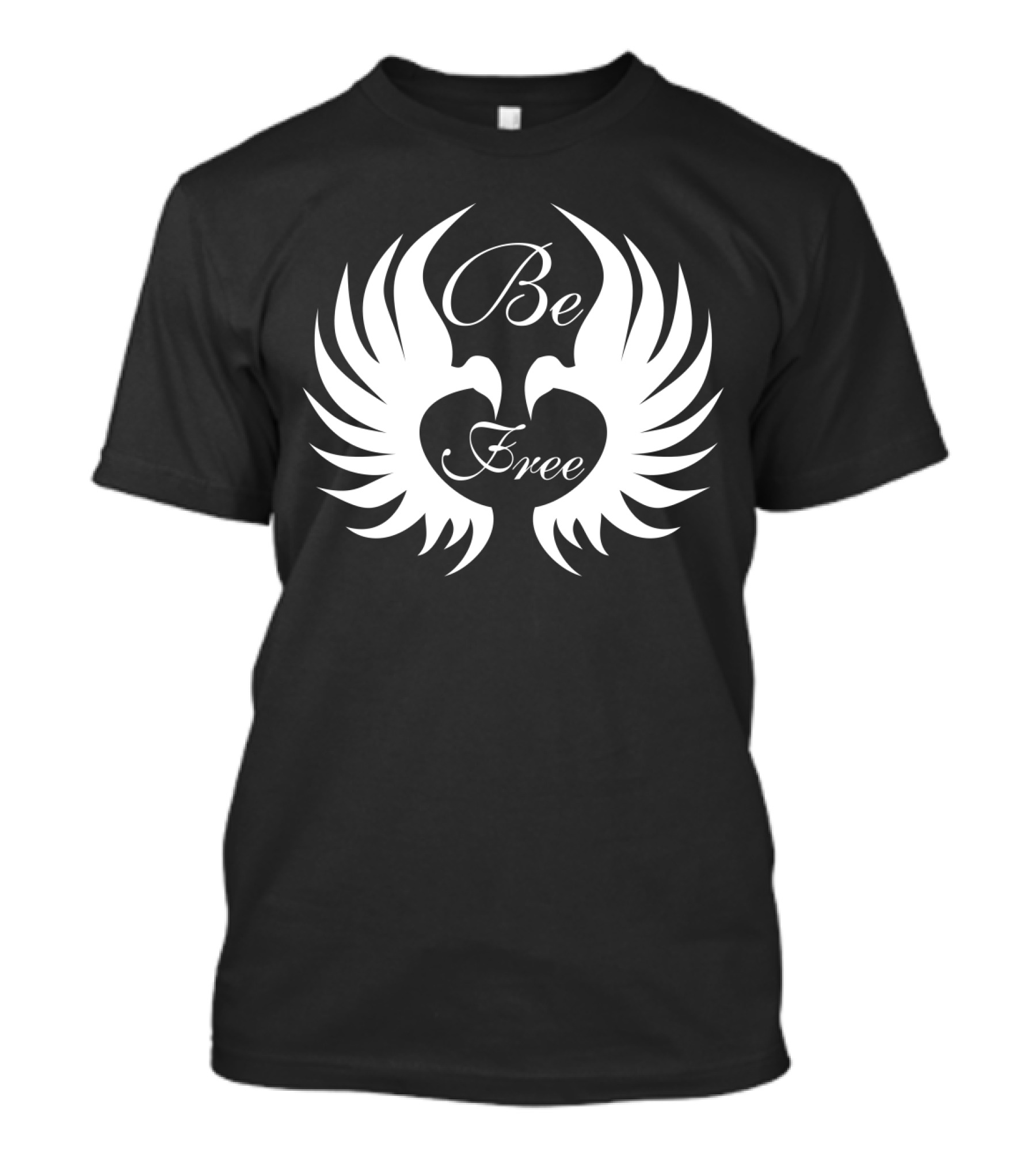 Be Free Winged Heart Embrace Freedom T-Shirt