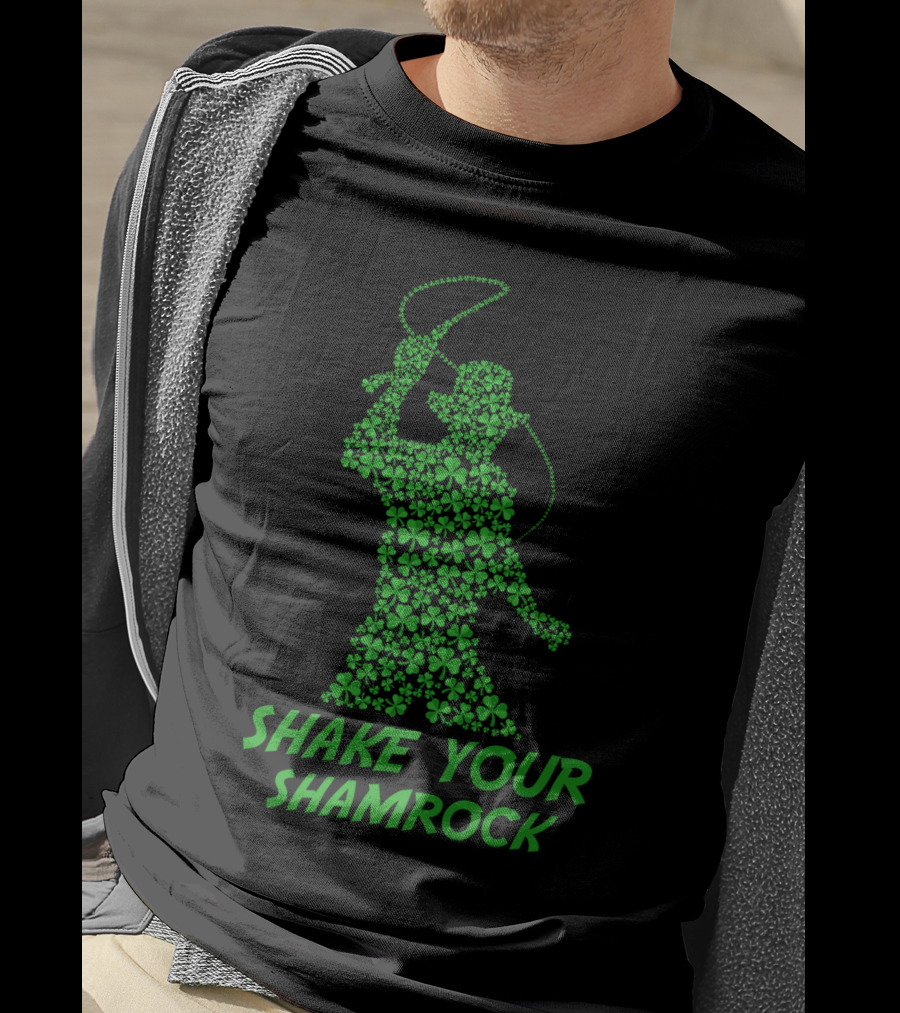 Indiana Jones Shake Your Shamrock St Patrick's Day T-Shirt