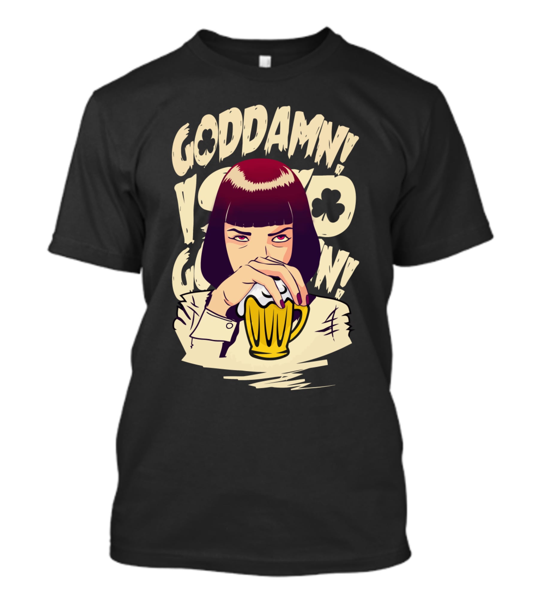 Goddamn Pulp Fiction Patrick's Day T-Shirt