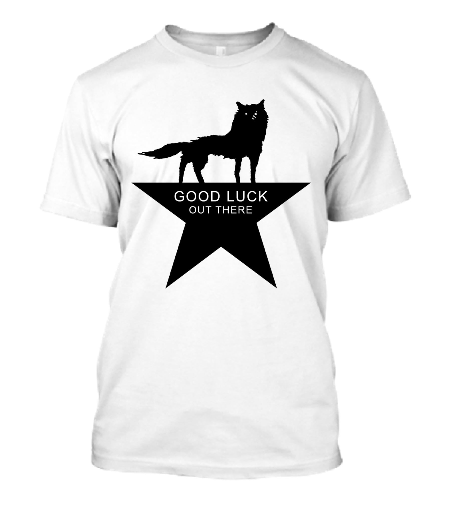 Fantastic Mr. Fox Good Luck Out There Silhouette Star T-Shirt