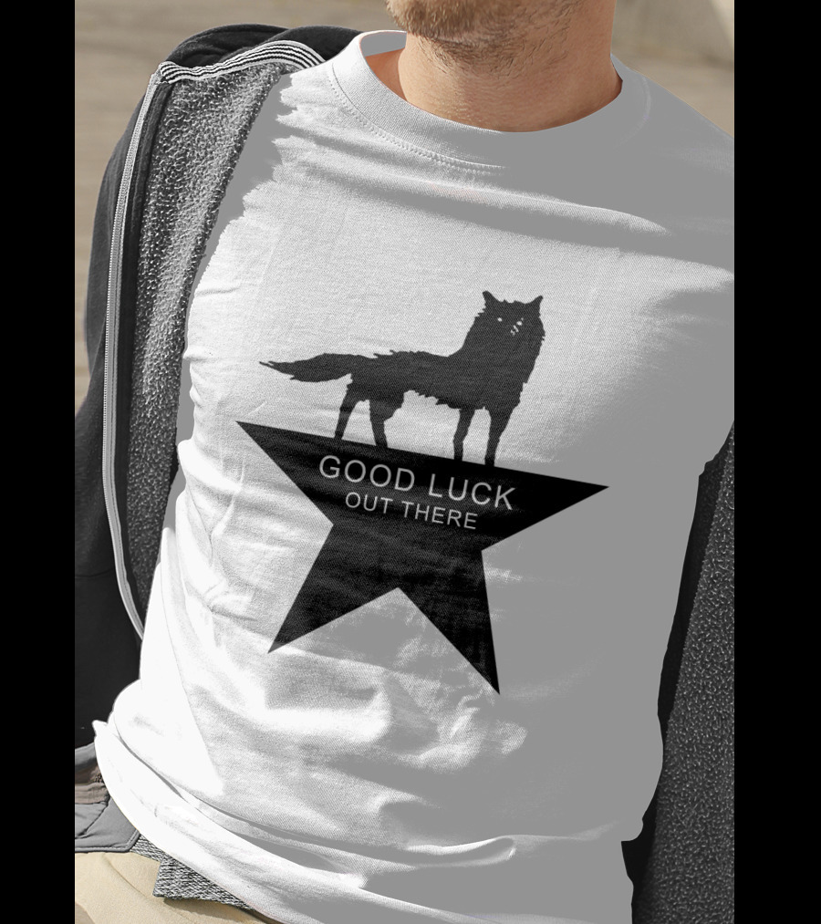 Fantastic Mr. Fox Good Luck Out There Silhouette Star T-Shirt