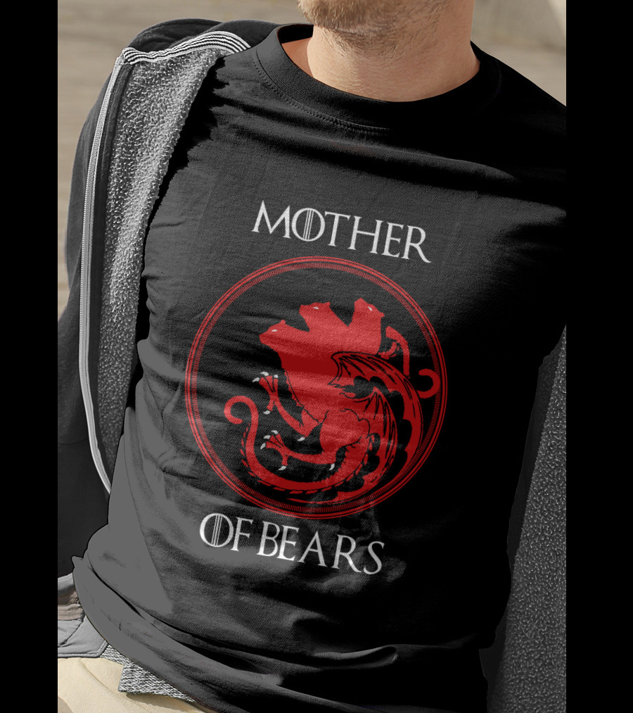 Mother Of Bears Three-Headed Serpent Emblem T-Shirt