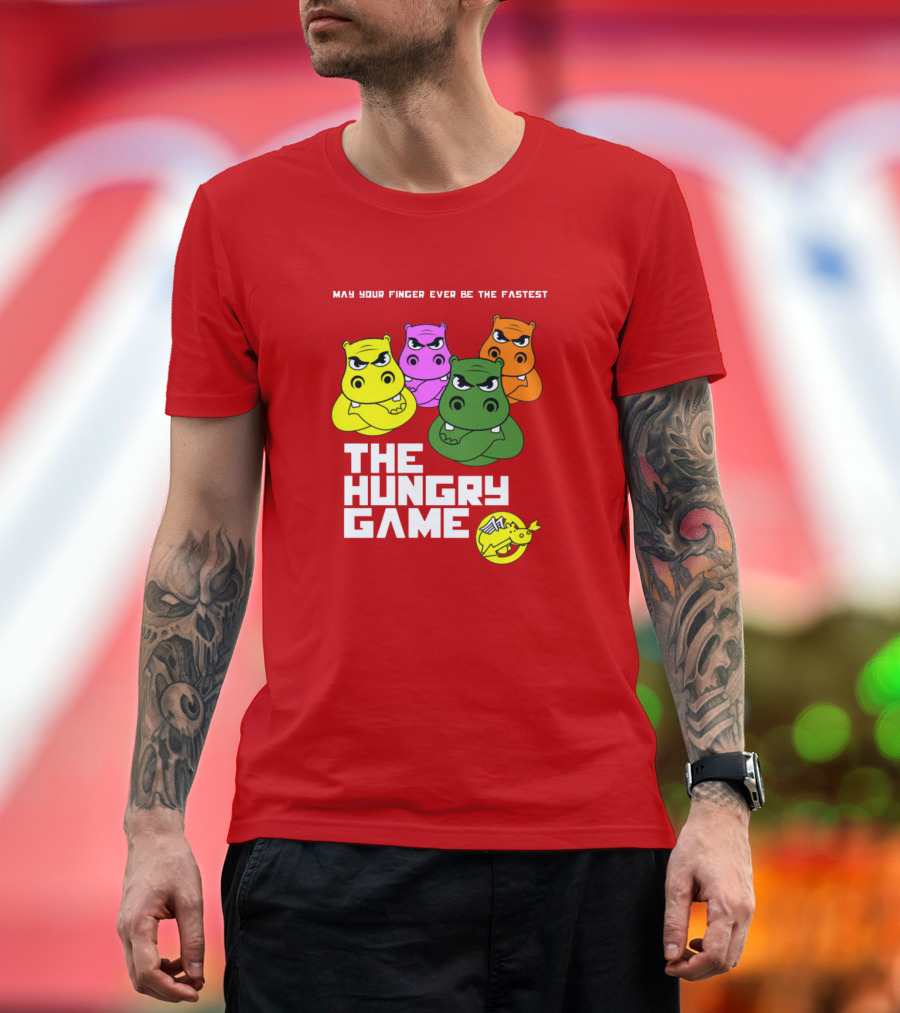 MAY YOUR FINGER EVER BE THE FASTEST THE HUNGRY GAME HIPPOS T-Shirt