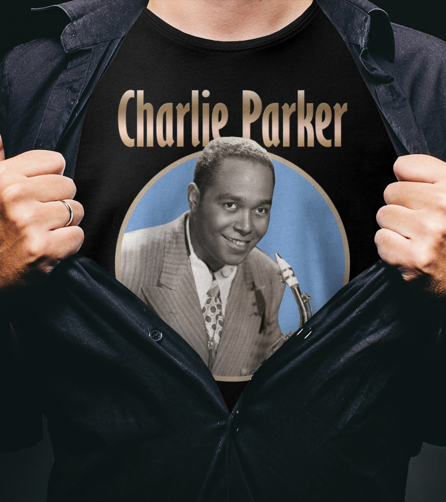 Charlie Parker Jazz Saxophone Legend Vintage T-Shirt