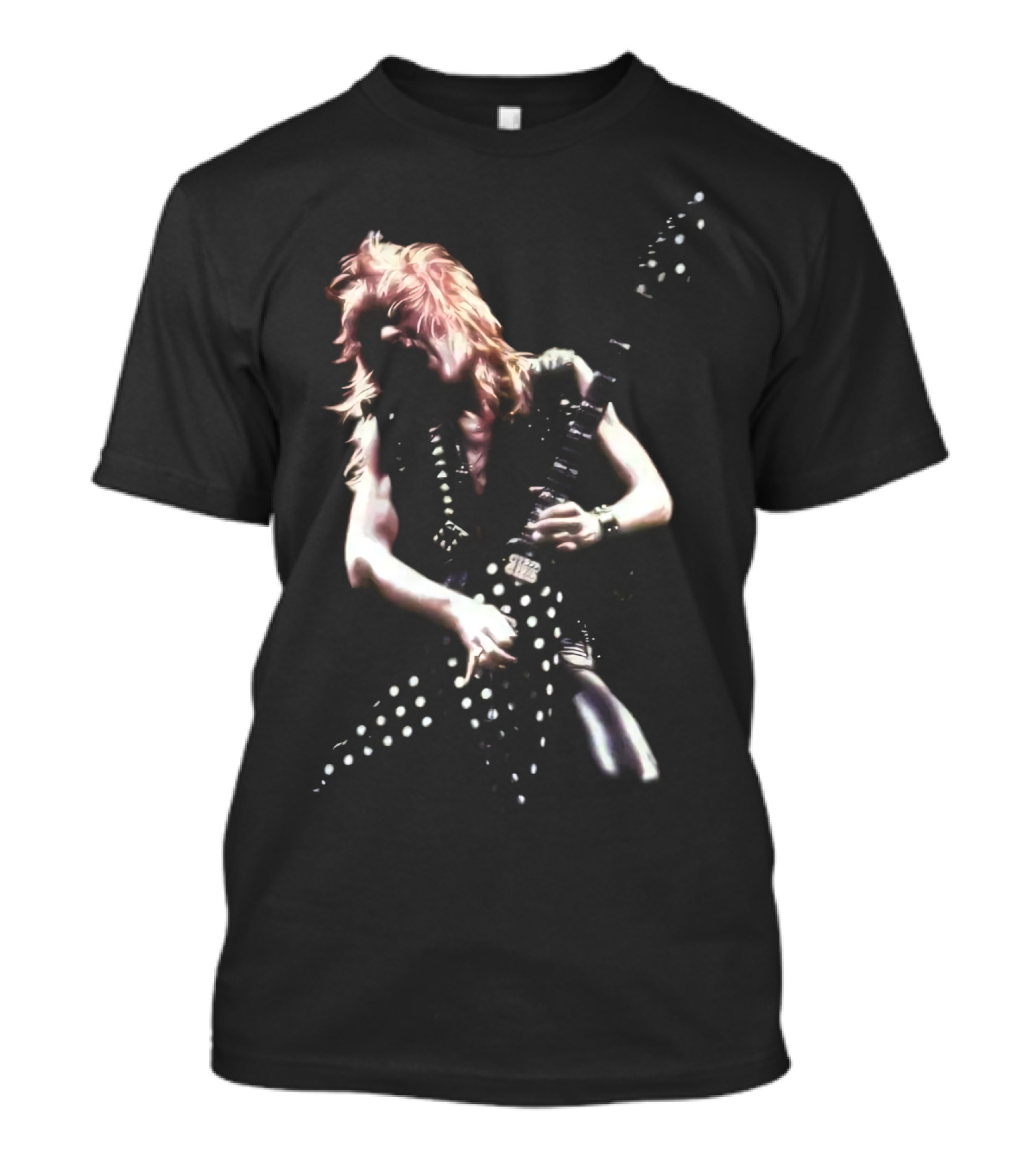 Randy Rhoads Legendary Guitarist With Polka Dot Flying V T-Shirt