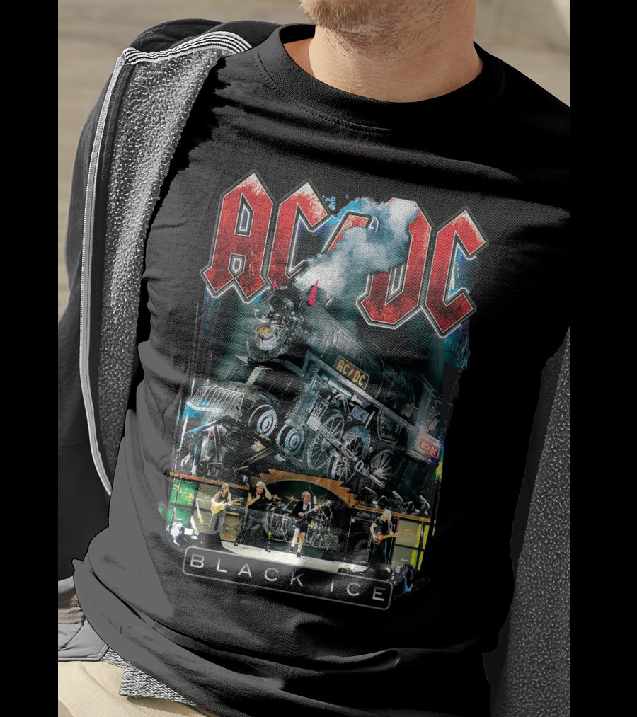 AC/DC Black Ice Train And Live Performance T-Shirt