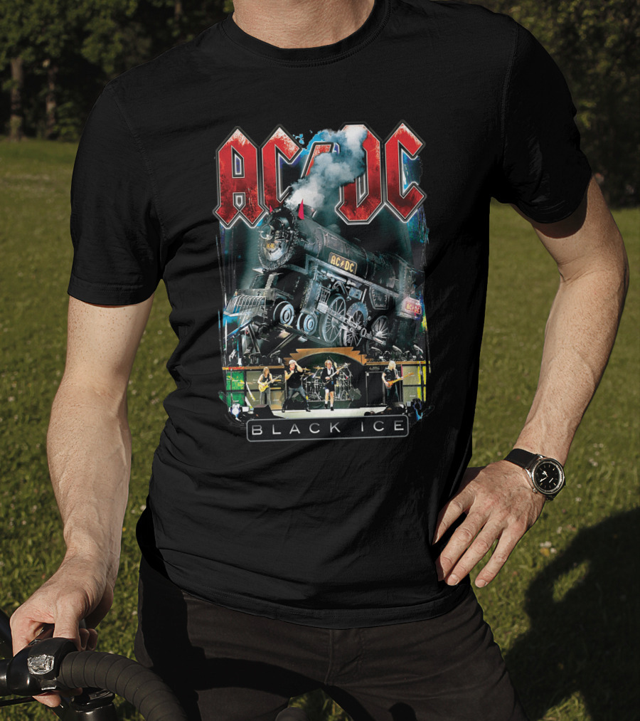 AC/DC Black Ice Train And Live Performance T-Shirt
