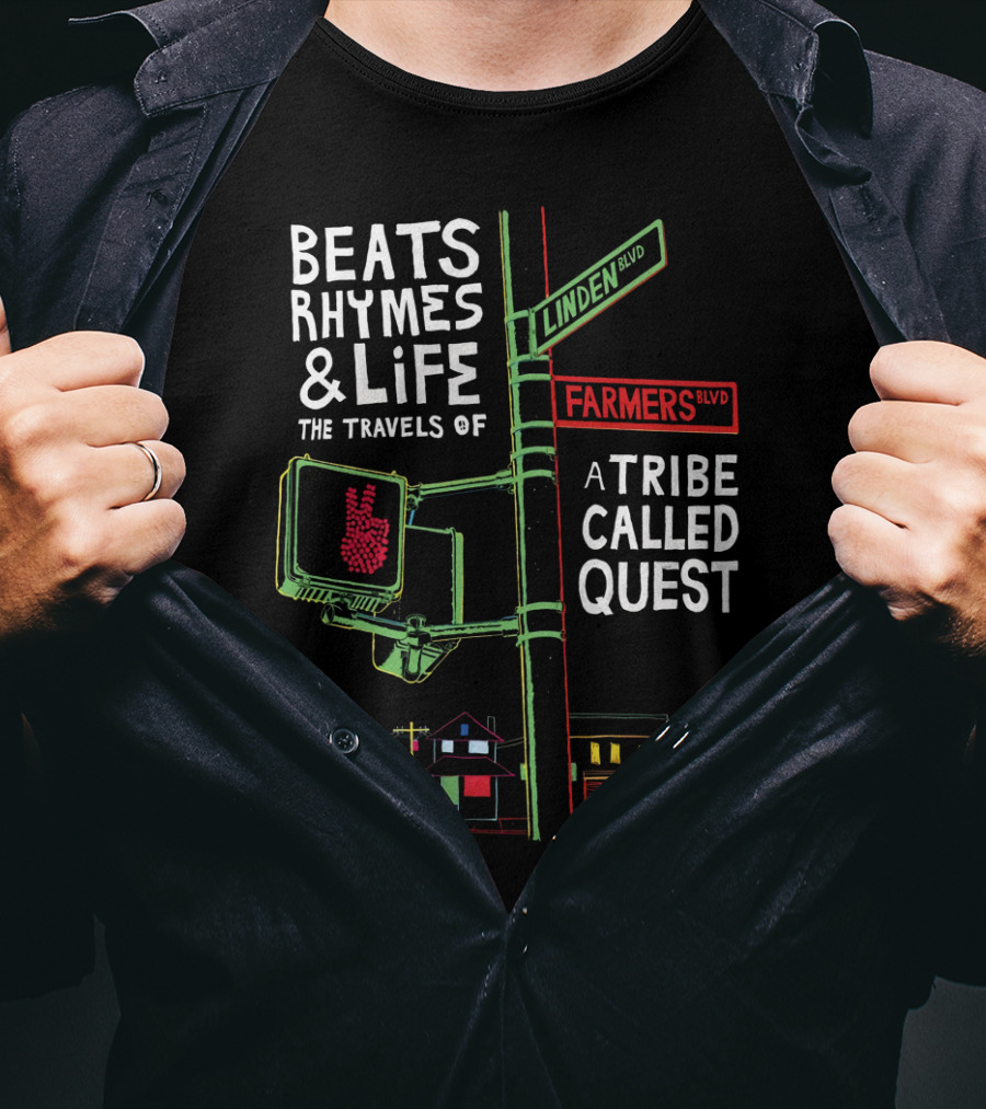 Beats Rhymes And Life The Travels Of A Tribe Called Quest Linden Blvd Farmers Blvd T-Shirt