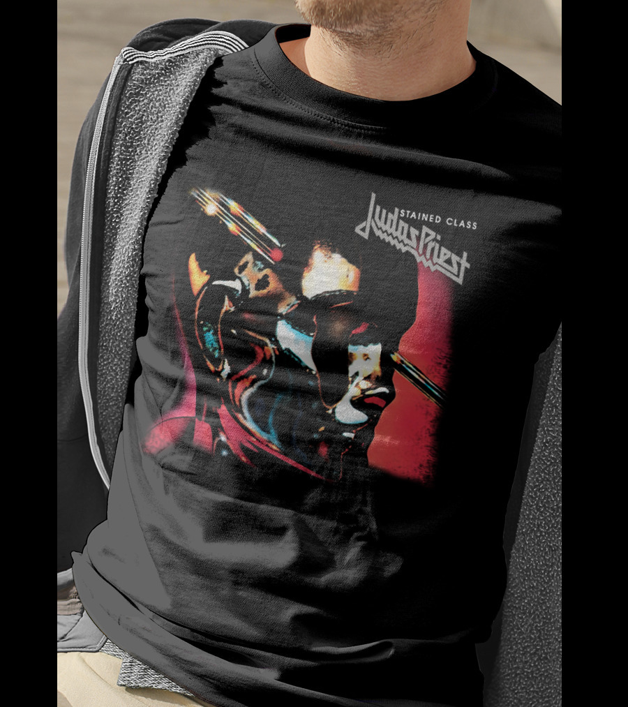 Judas Priest Stained Class Album Cover T-Shirt