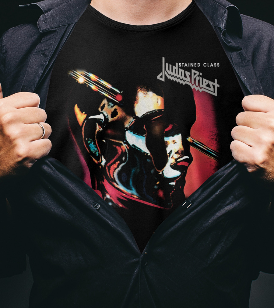 Judas Priest Stained Class Album Cover T-Shirt