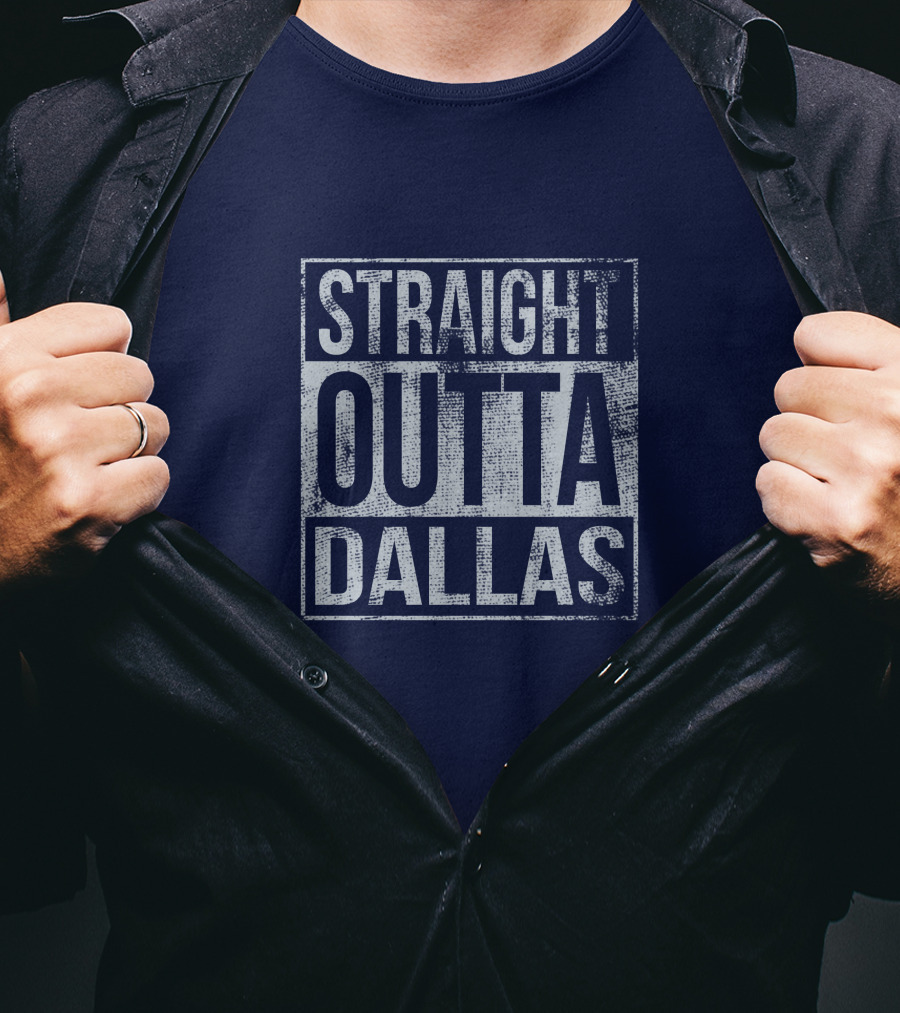 Straight Outta Dallas Retro Urban T-Shirt