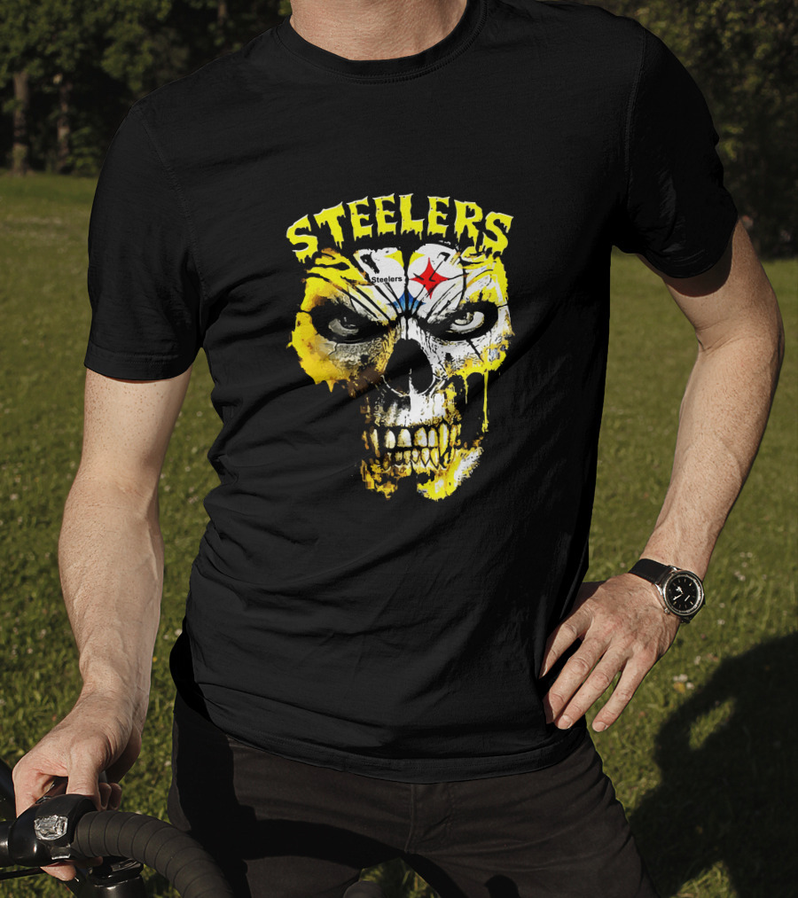Steelers Skull Fan Icon T-Shirt