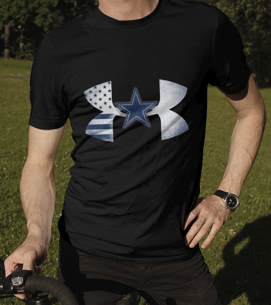 Dallas Cowboys Under Armour American Flag Star T-Shirt