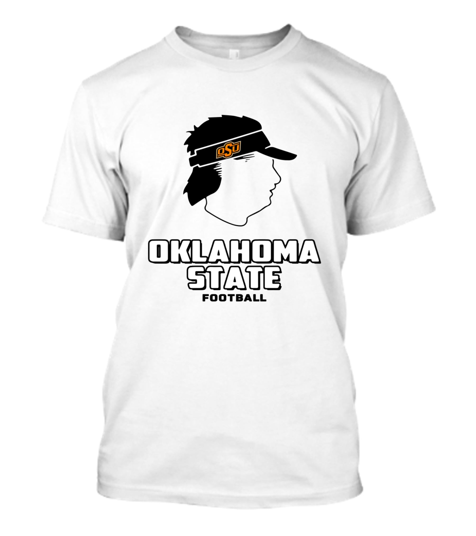 Oklahoma State OSU Head Visor Football T-Shirt