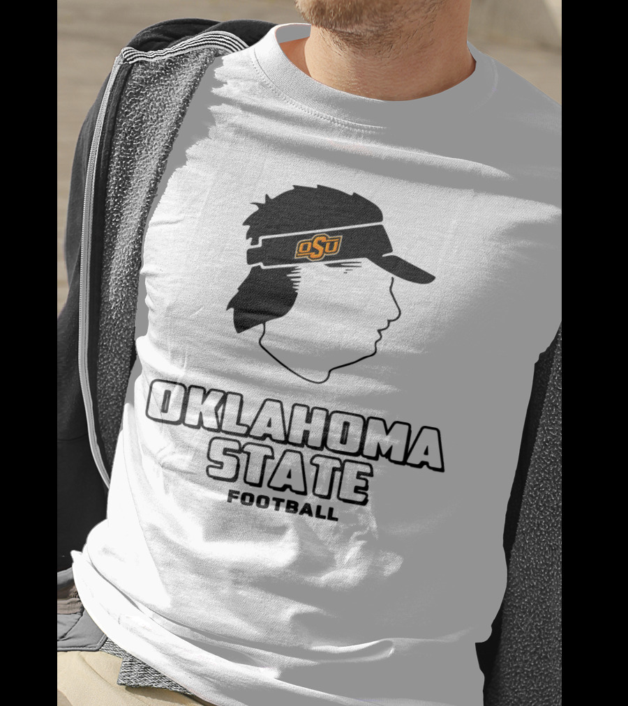 Oklahoma State OSU Head Visor Football T-Shirt
