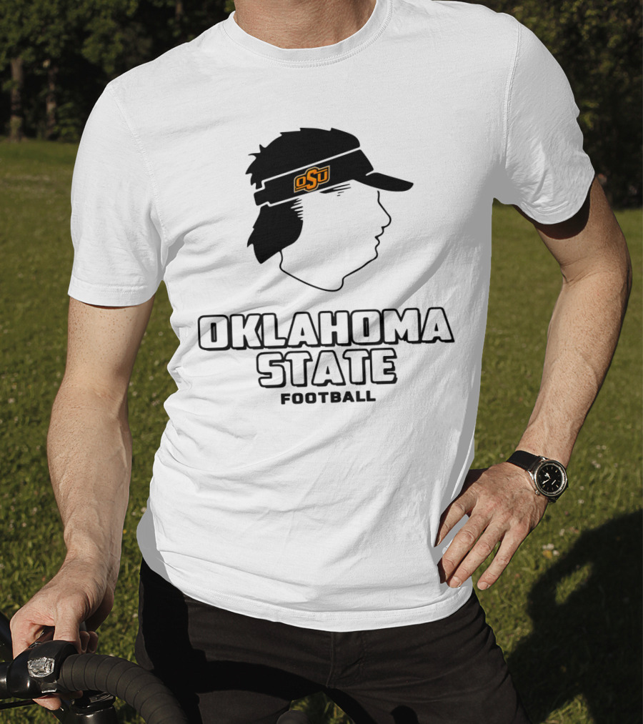 Oklahoma State OSU Head Visor Football T-Shirt