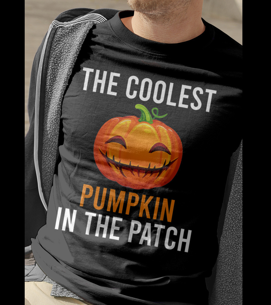 The Coolest Smiling Pumpkin In The Patch T-Shirt