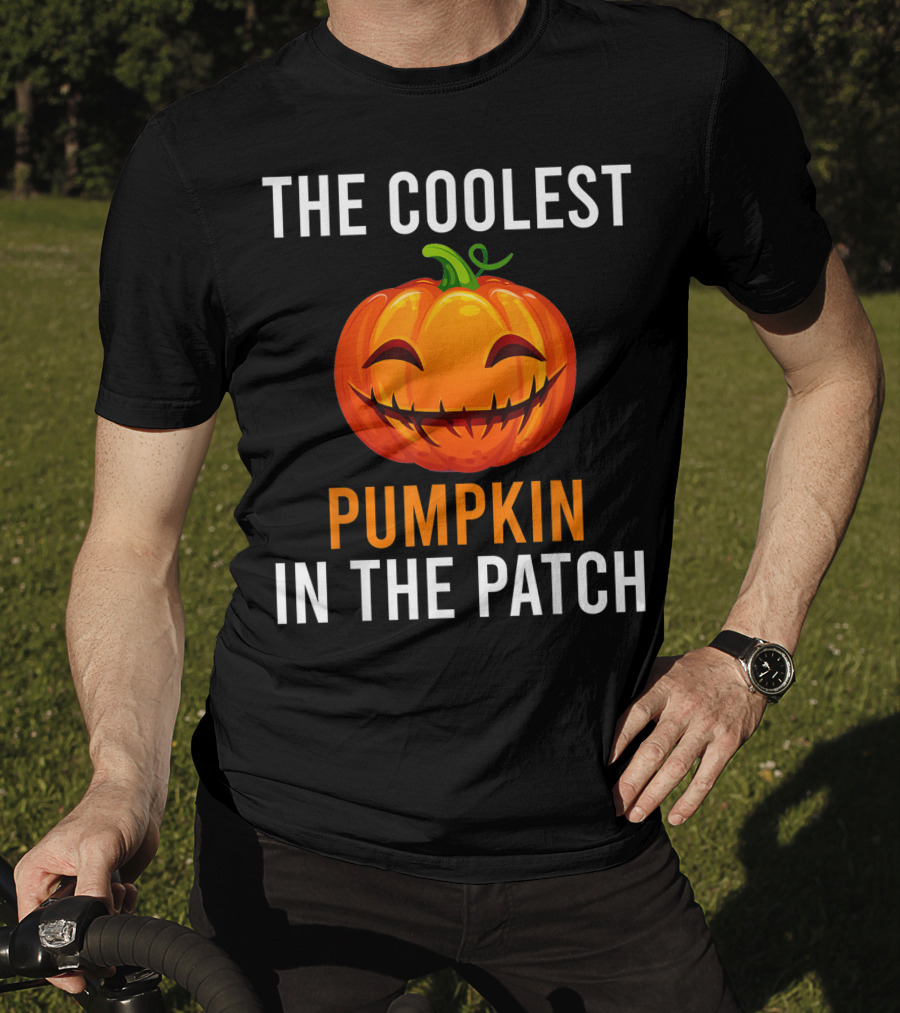 The Coolest Smiling Pumpkin In The Patch T-Shirt