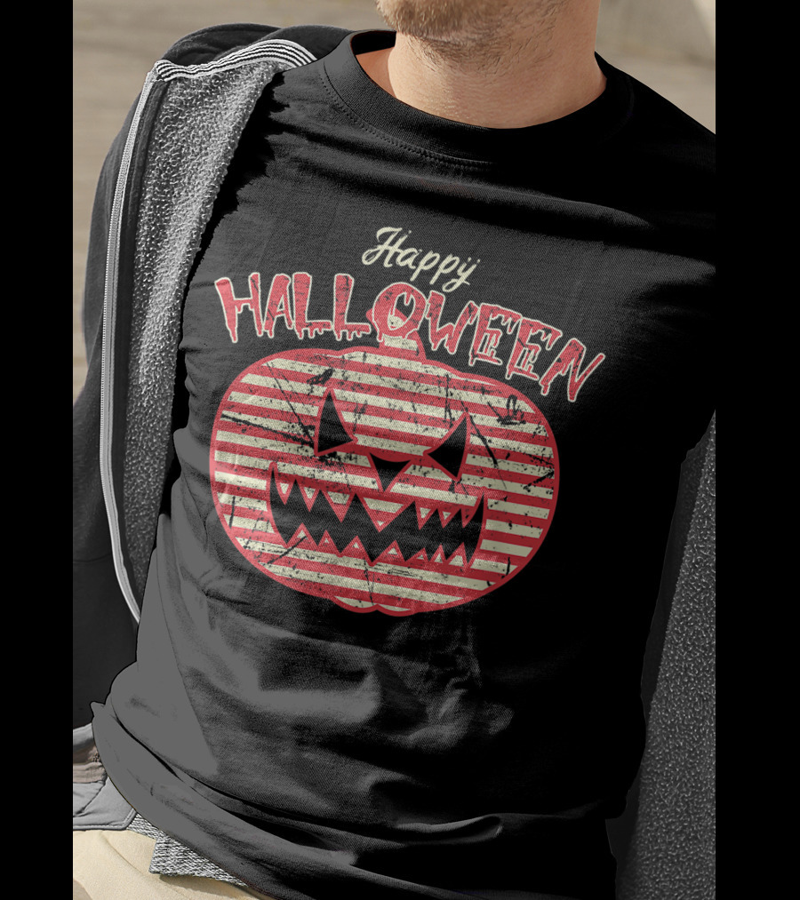 Happy Halloween Retro Pumpkin Jack O Lantern Costume Best T-Shirt
