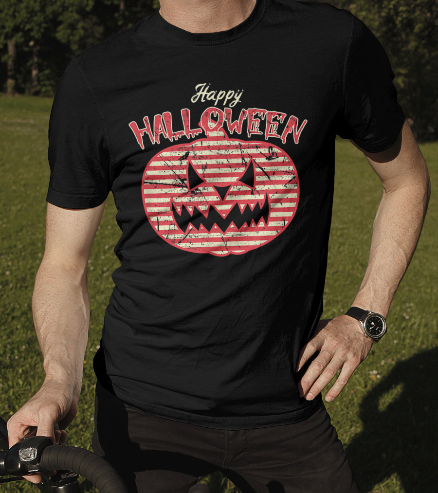 Happy Halloween Retro Pumpkin Jack O Lantern Costume Best T-Shirt
