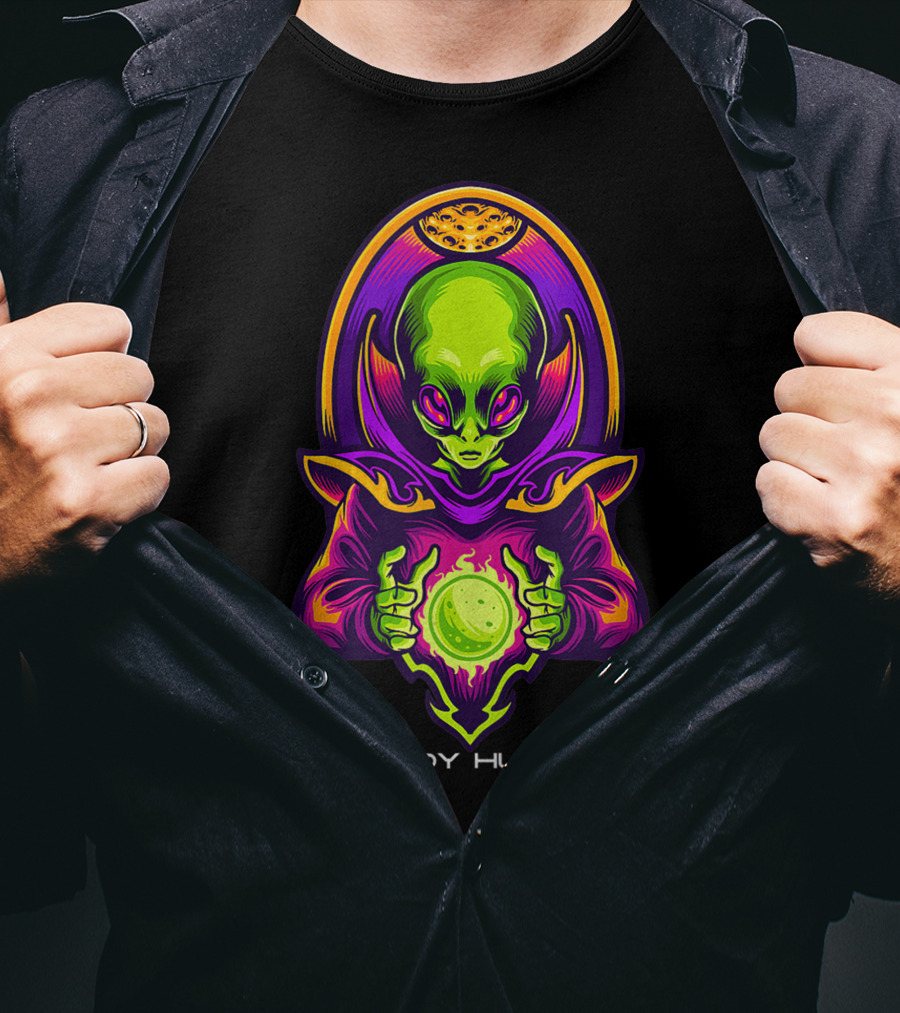 Destroy Humanity Funny Alien Gamer Birthday T-Shirt