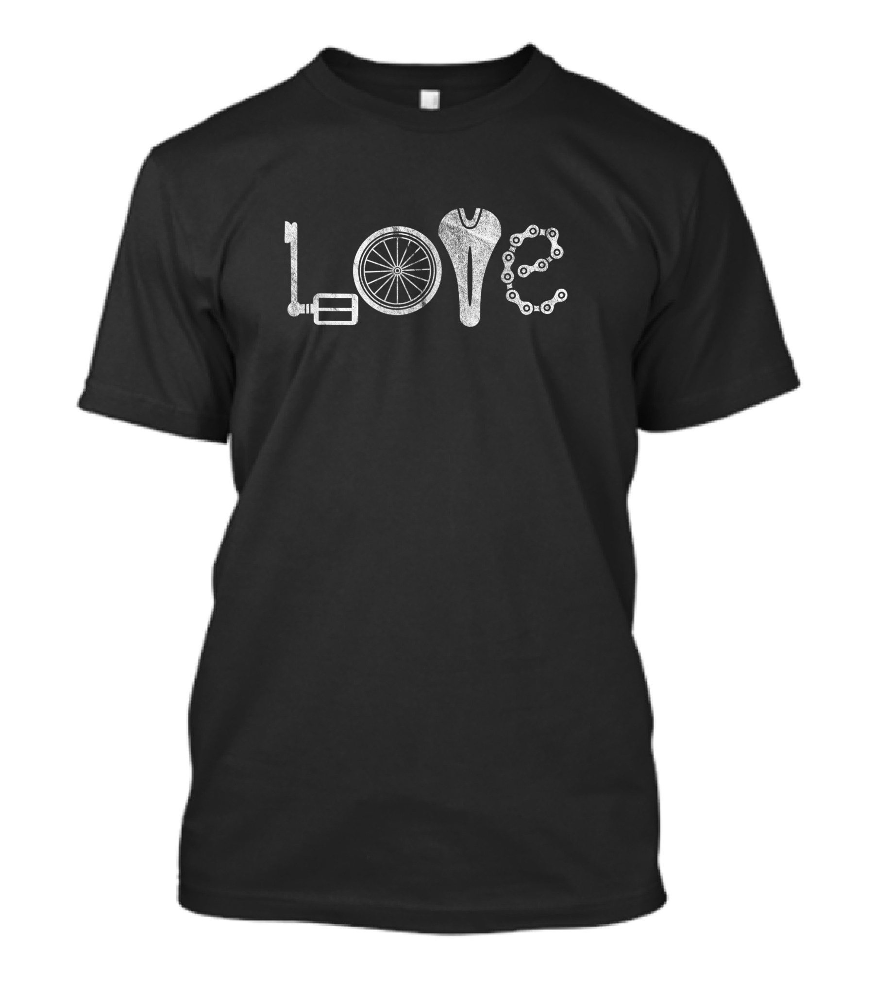 Love Cycling Biking Bicycle Rider Bike Riding Elements T-Shirt