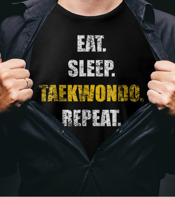 Eat Sleep Taekwondo Repeat Taekwondo Basic T-Shirt