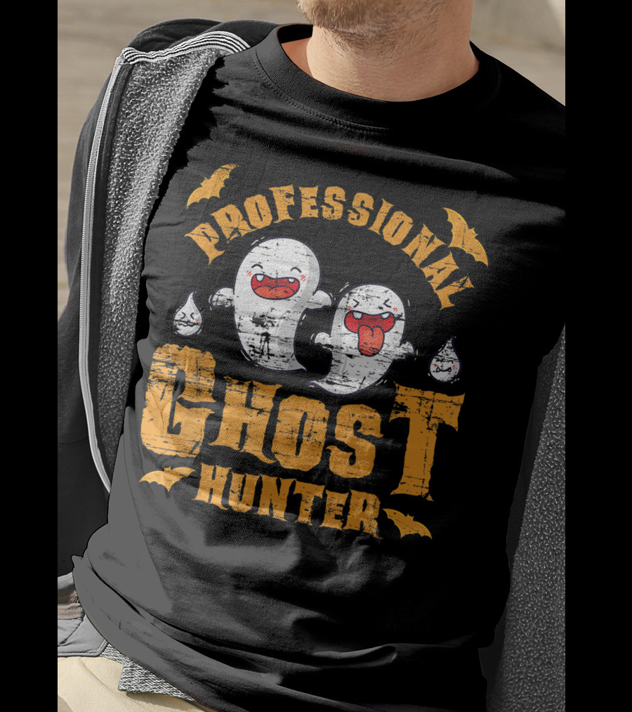 Professional Ghost Hunter Funny Spooky T-Shirt