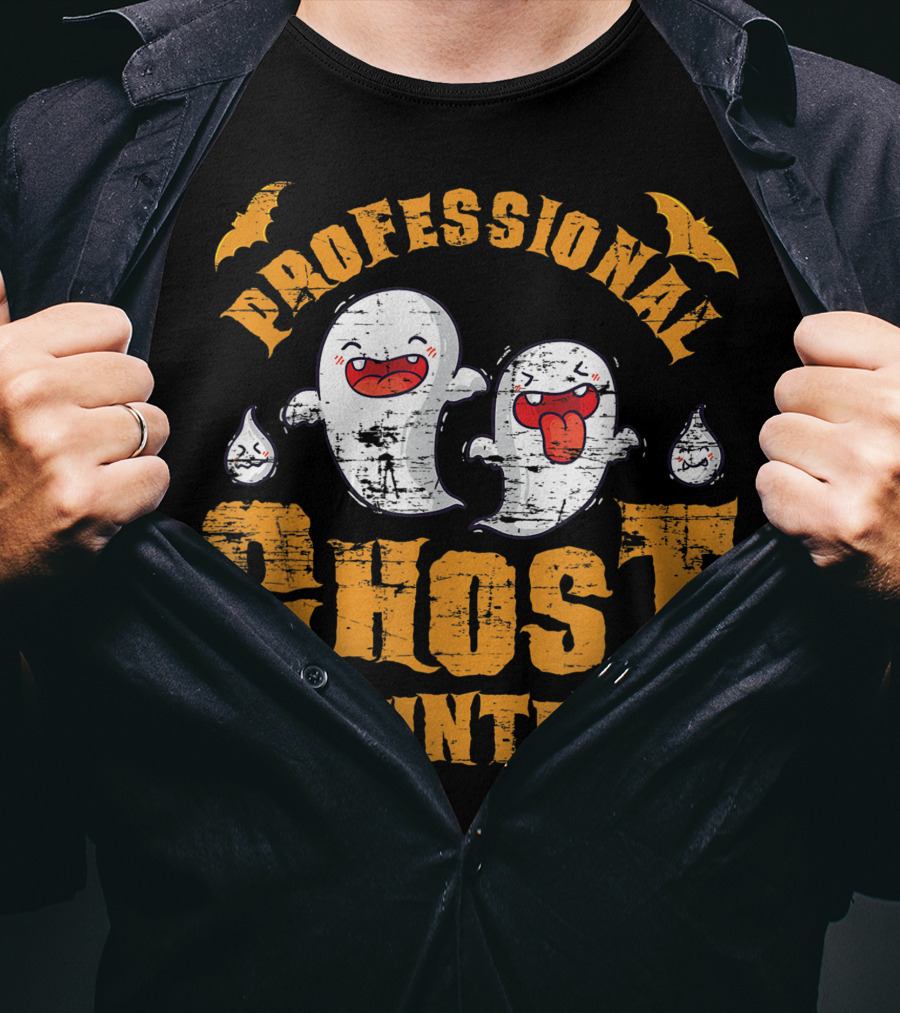 Professional Ghost Hunter Funny Spooky T-Shirt