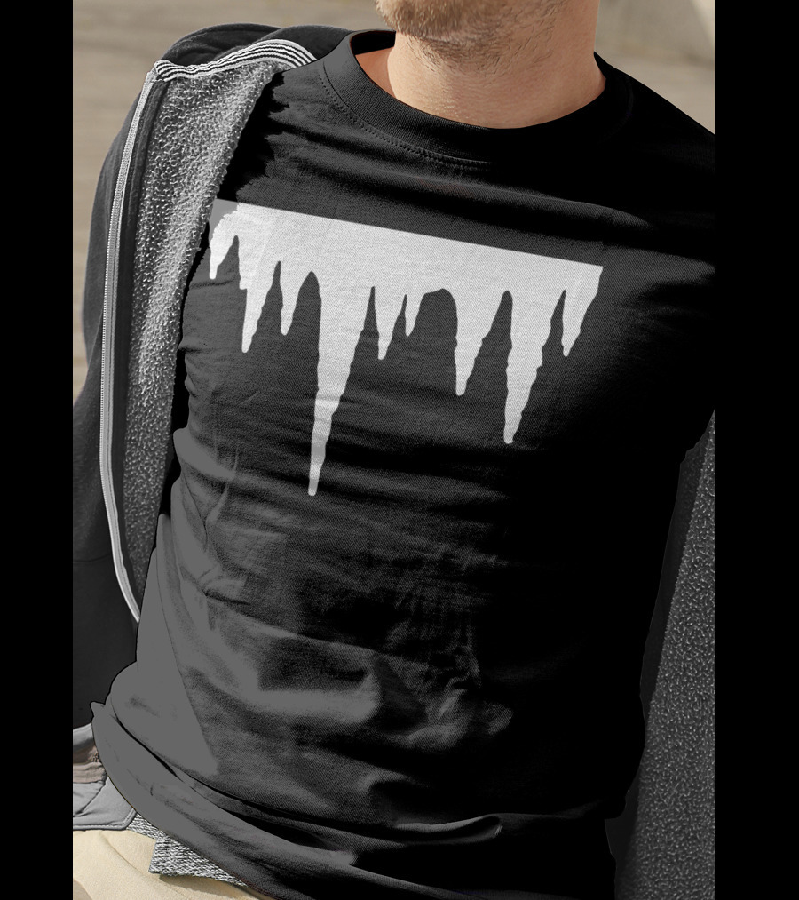 Stalactite Cave Exploration For Spelunkers And Cavers T-Shirt