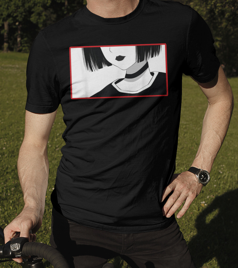 Aesthetic Soft Grunge Goth Anime Girl Gothic T-Shirt