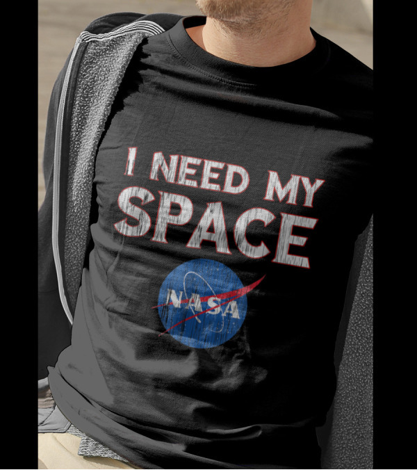I Need My Space Distressed NASA T-Shirt