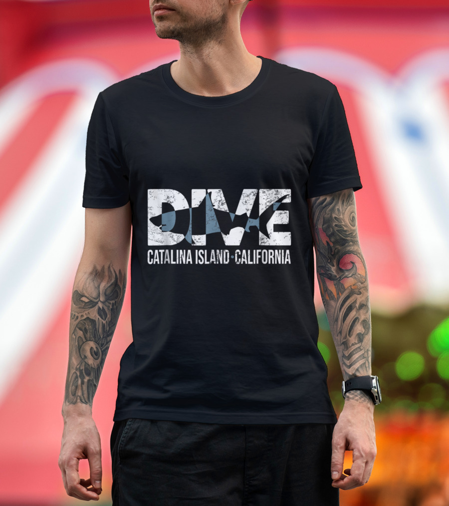 Catalina Island California Dive Scuba Adventure T-Shirt