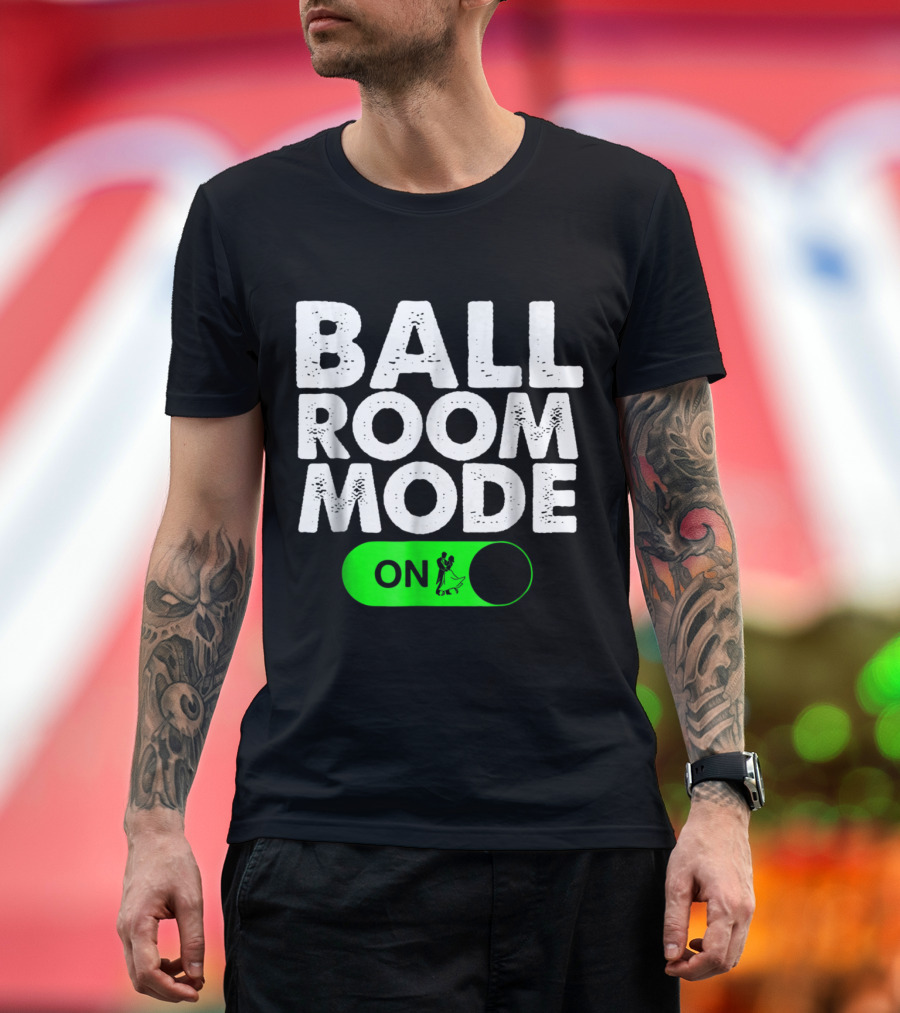 Ballroom Mode On Dance Enthusiast Switch with Dancing Couple T-Shirt