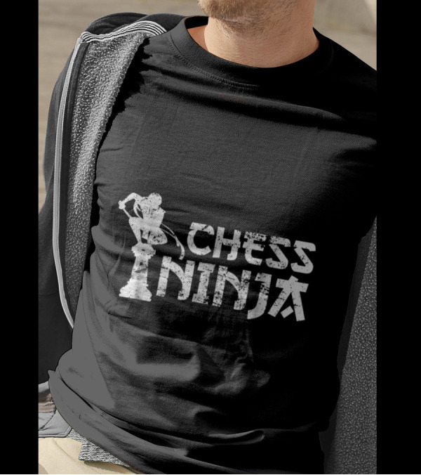 Chess Ninja Funny Chess Player Knight Figura T-Shirt