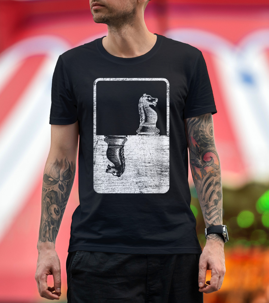Chess Knight Optical Illusion for Chess Player T-Shirt