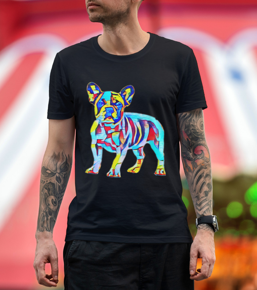 French Bulldog Vibrant Pop T-Shirt