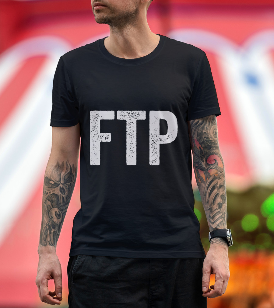FTP Anti Cop Stop Police Brutality Prot Message T-Shirt