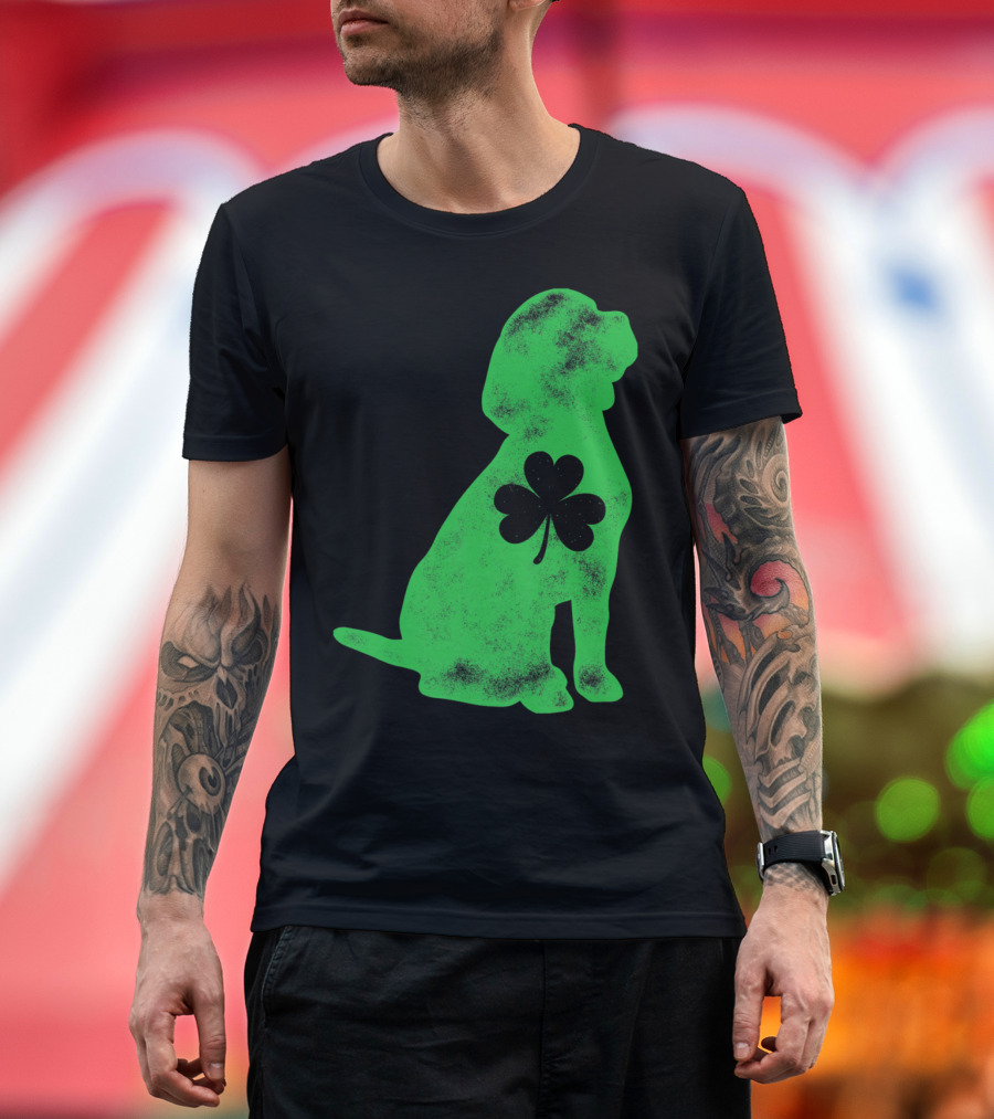 Beagle Green Shamrock T-Shirt