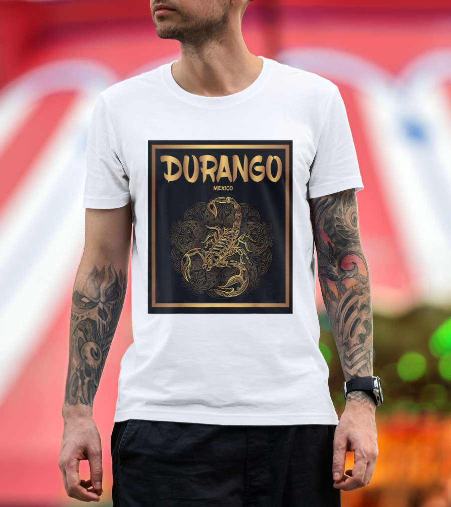 Durango Mexico Gold Scorpion T-Shirt