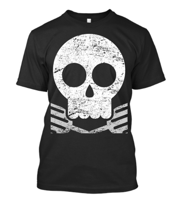 Funny Chef Skull With Crossed Forks And 'Go Cry In The Walk-In' Humor T-Shirt