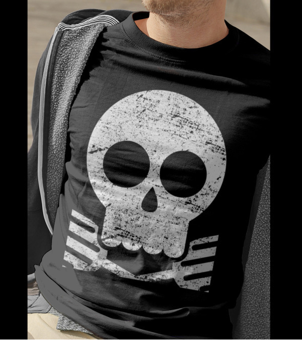 Funny Chef Skull With Crossed Forks And 'Go Cry In The Walk-In' Humor T-Shirt