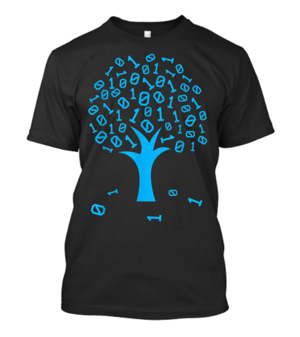 Binary Tree 1 0 Pattern For Computer Science Enthusiasts T-Shirt