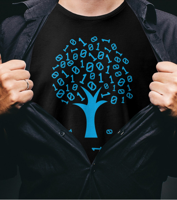 Binary Tree 1 0 Pattern For Computer Science Enthusiasts T-Shirt