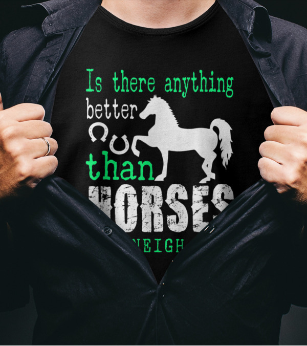 Is There Anything Better Than Horses Neigh T-Shirt