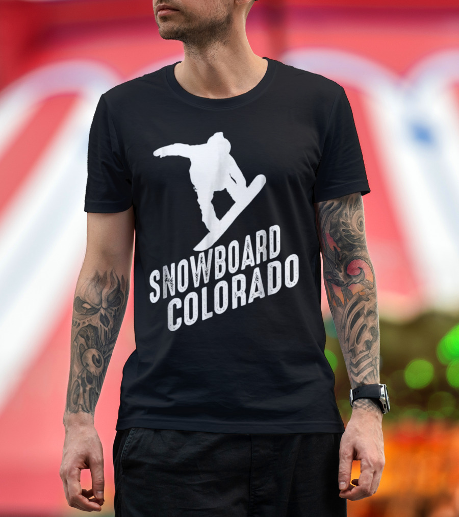 Snowboard Colorado Extreme Winter Sports Action T-Shirt