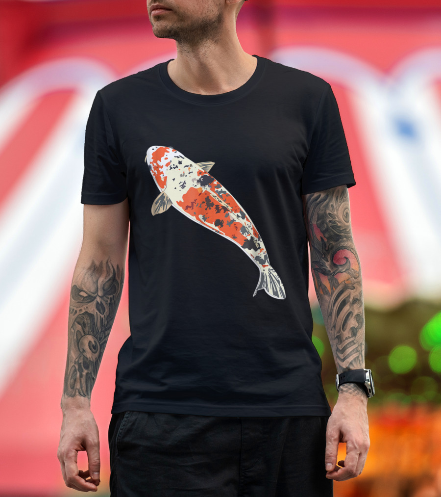 Japanese Koi Fish Carp Coy Asian Colorful T-Shirt