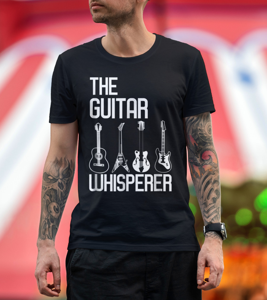 The Guitar Whisperer Guitarist Icons T-Shirt
