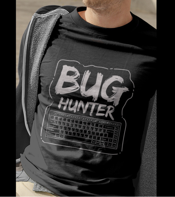 Bug Hunter Keyboard Software Test Engine T-Shirt