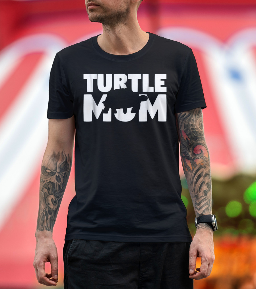 Turtle Mom Zoo Animal Love T-Shirt